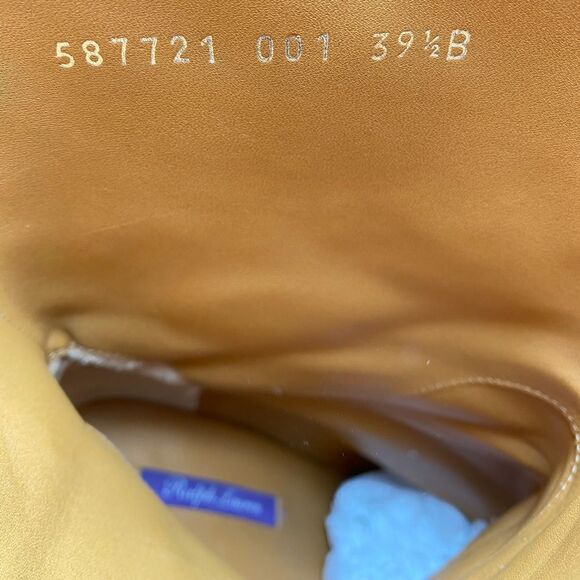 Ralph Lauren Fall 2015 Runway Collection Morel Suede Embroidered Fringe Boot - Picture 14 of 17